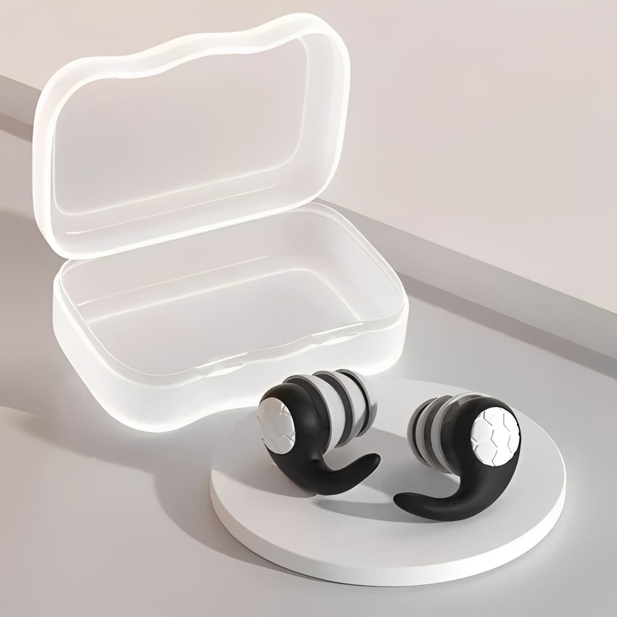 Bouchons d'oreille en silicone souple pour dormir et bloquer le bruit