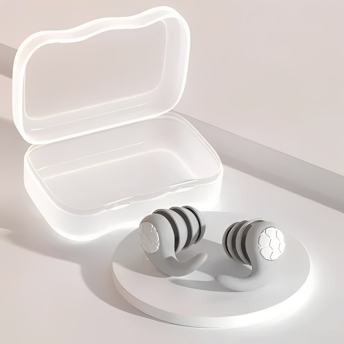 Bouchons d'oreille en silicone souple pour dormir et bloquer le bruit