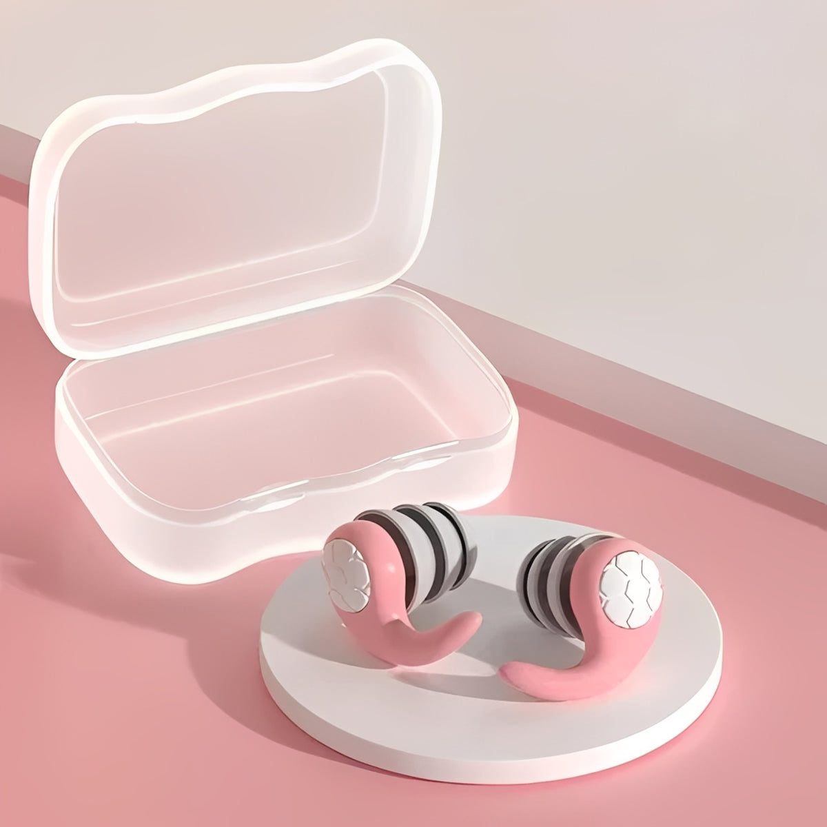 Bouchons d'oreille en silicone souple pour dormir et bloquer le bruit