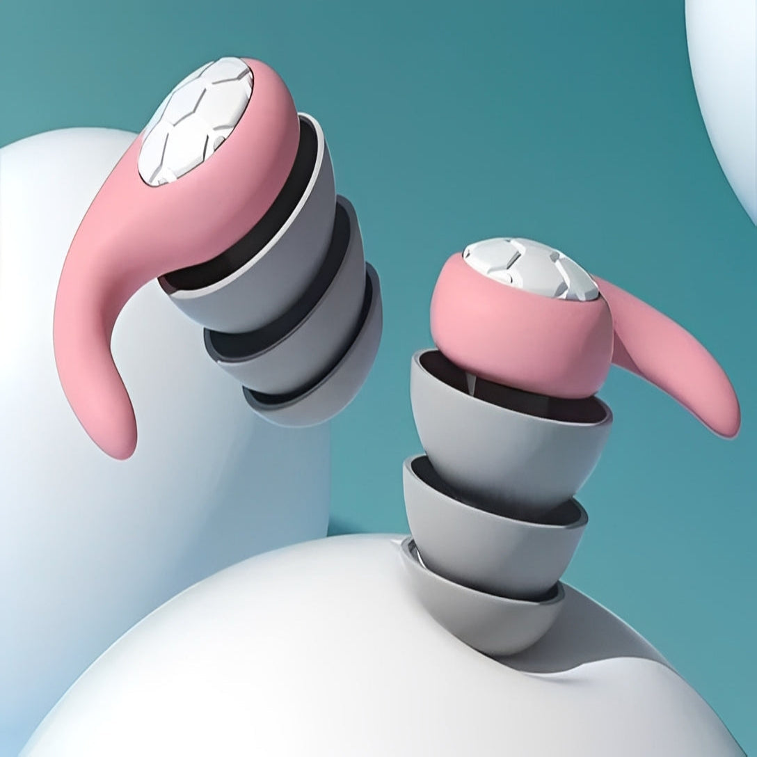 Bouchons d'oreille en silicone souple pour dormir et bloquer le bruit