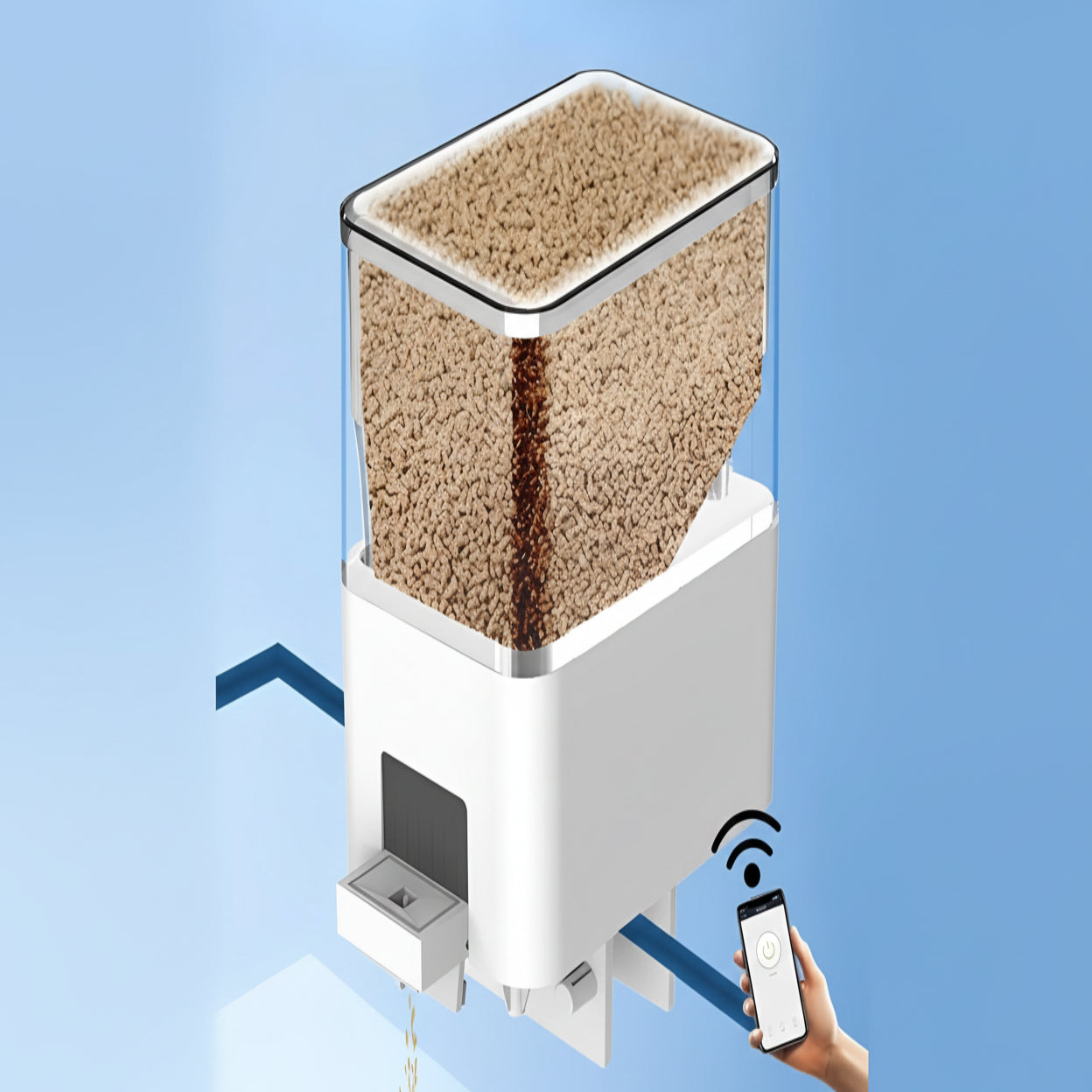 Distributeur automatique de nourriture pour poissons pour aquarium