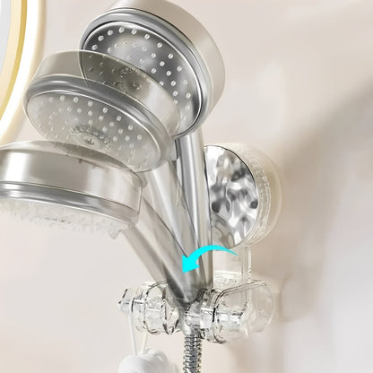 Support de pommeau de douche réglable avec ventouse puissante
