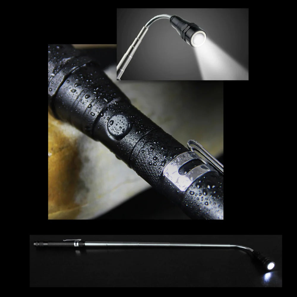 Lampe torche LED compacte à zoom
