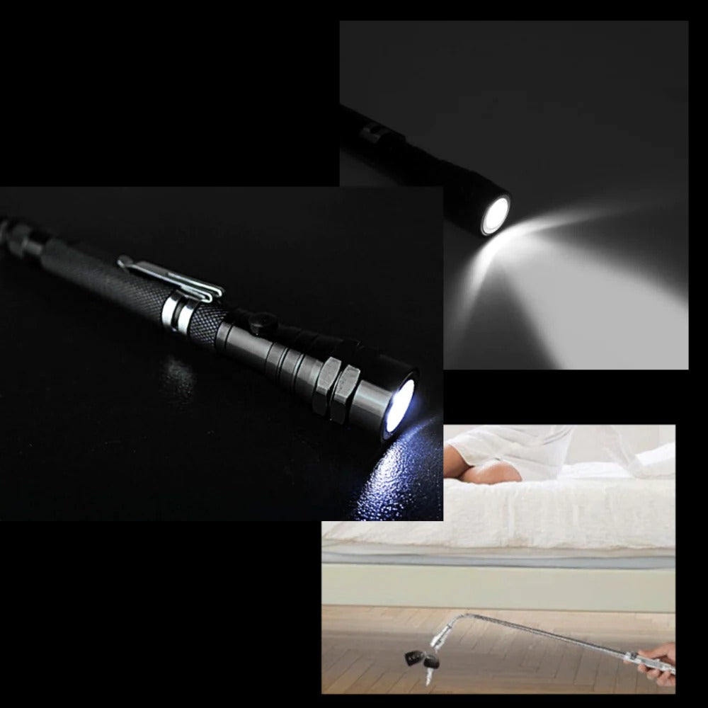 Lampe torche LED compacte à zoom