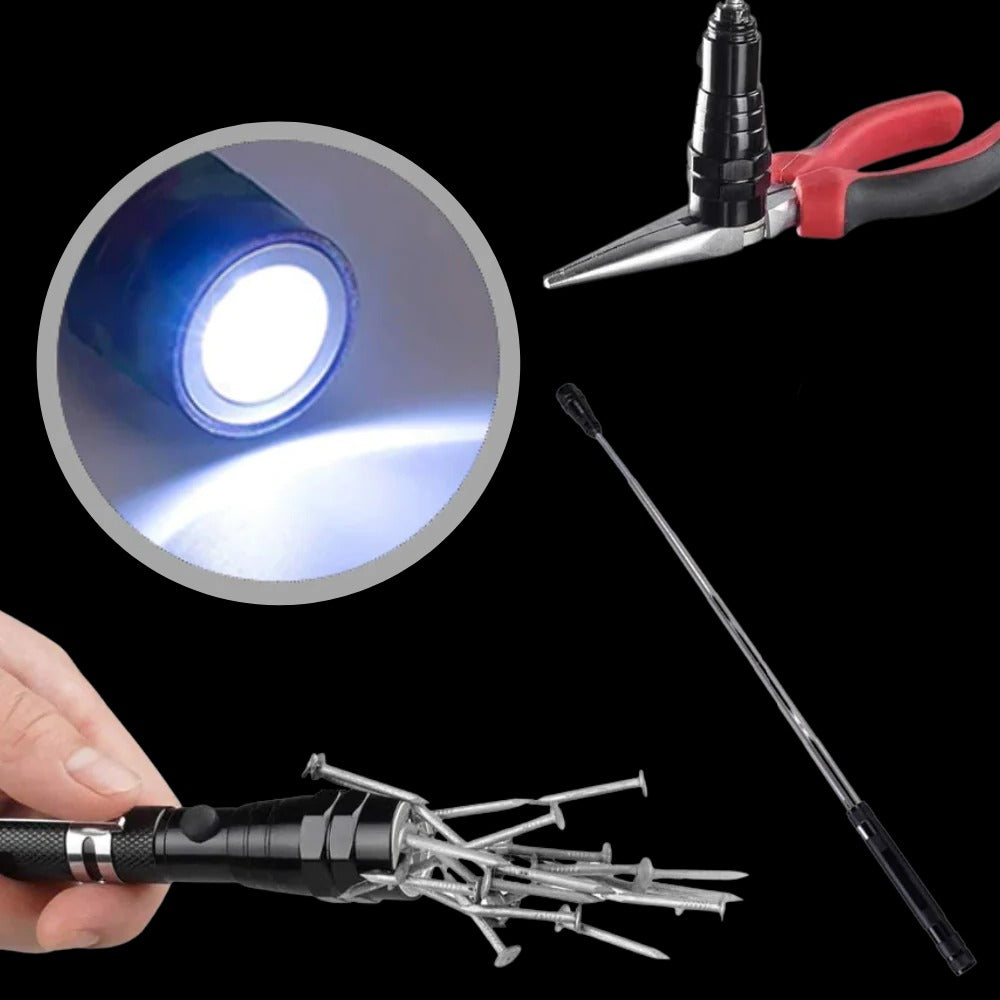 Lampe torche LED compacte à zoom