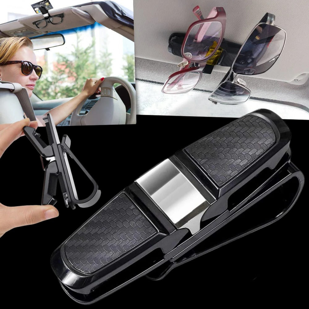 Porte-lunettes de soleil à clipser pour pare-soleil de voiture