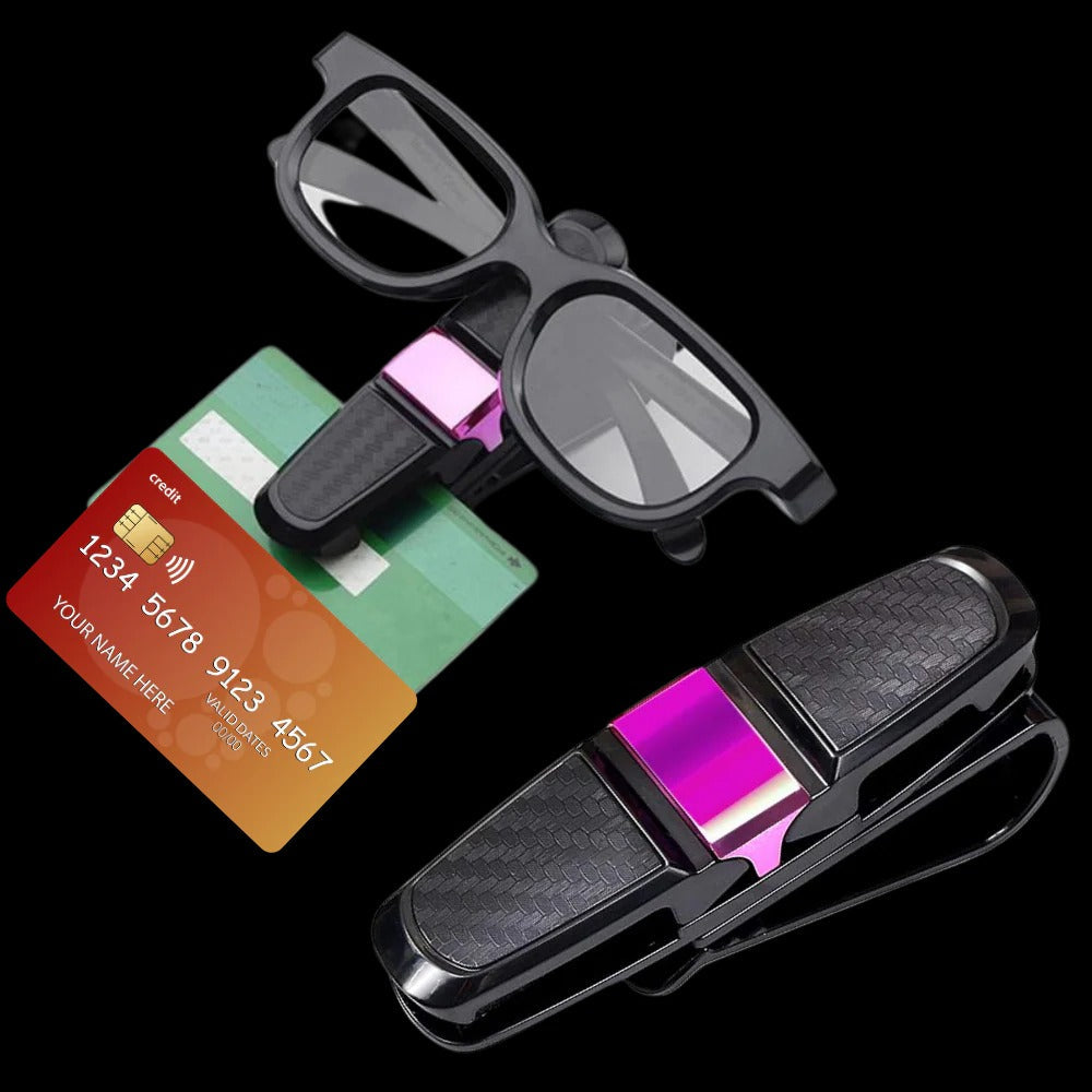 Porte-lunettes de soleil à clipser pour pare-soleil de voiture