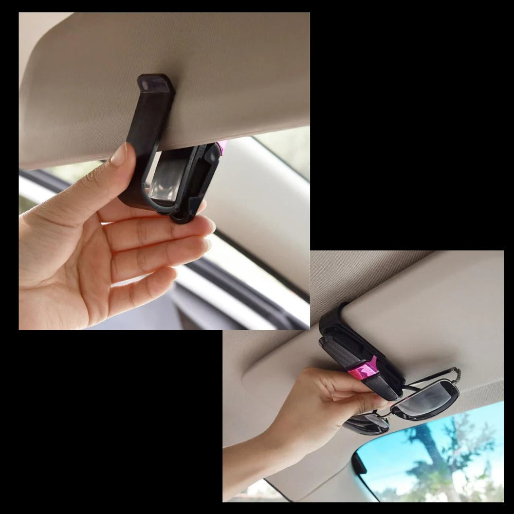 Porte-lunettes de soleil à clipser pour pare-soleil de voiture