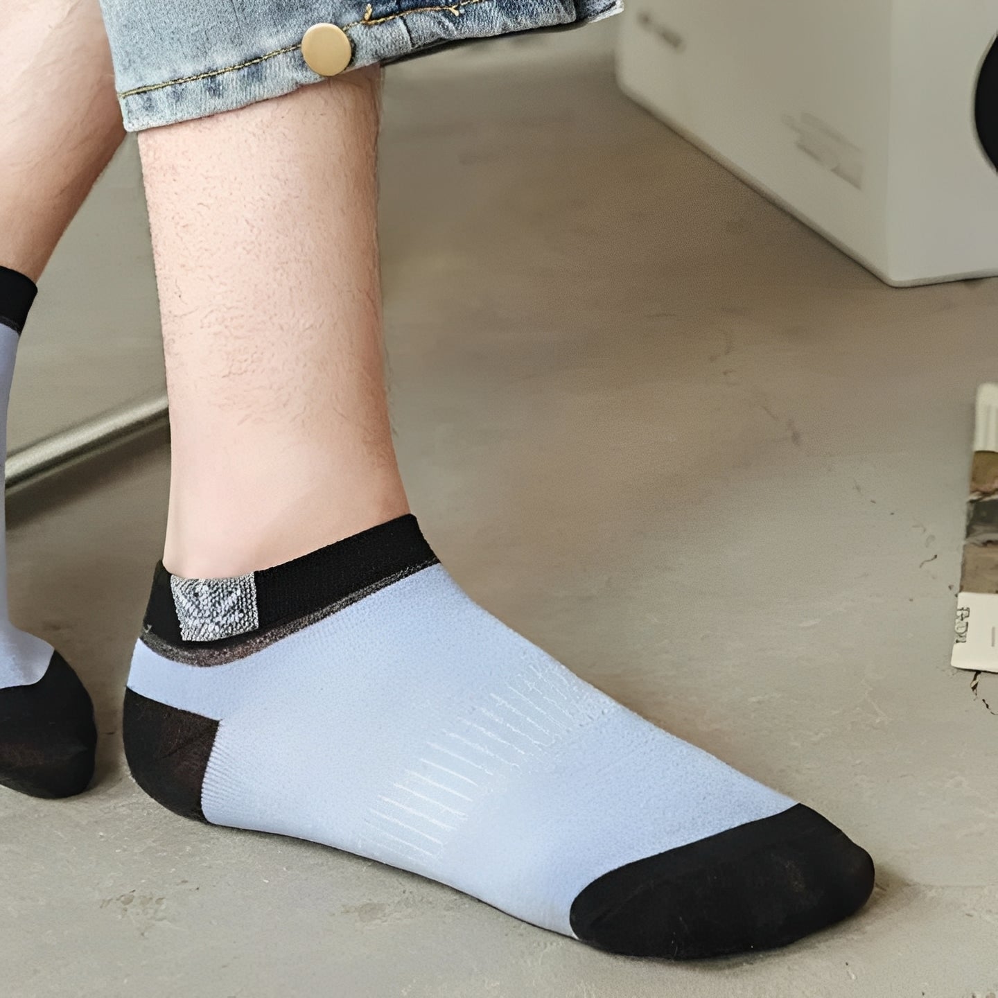 Chaussettes d'équipage pour hommes, multicolores, lot de 20 paires