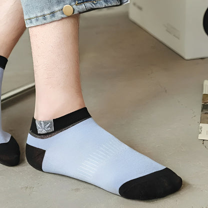 Chaussettes d'équipage pour hommes, multicolores, lot de 20 paires