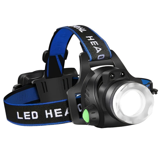 Bright Adjustable LED Headlamp with Multiple Light Settings - Ortekor