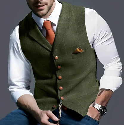 Gilet classique et élégant à la coupe ajustée