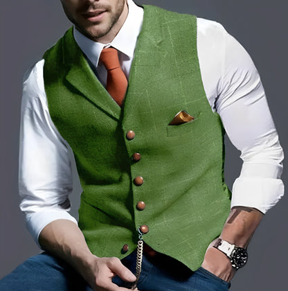 Gilet classique et élégant à la coupe ajustée