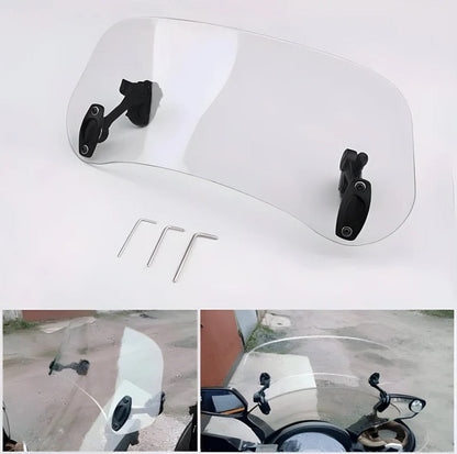 Kit d'extension de pare-brise universel pour vélo avec fixation facile