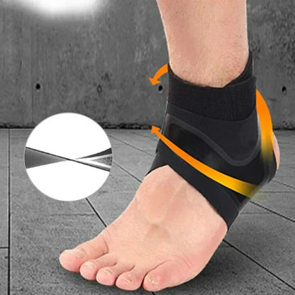 Bandage de compression respirant pour la cheville avec sangle de maintien croisée