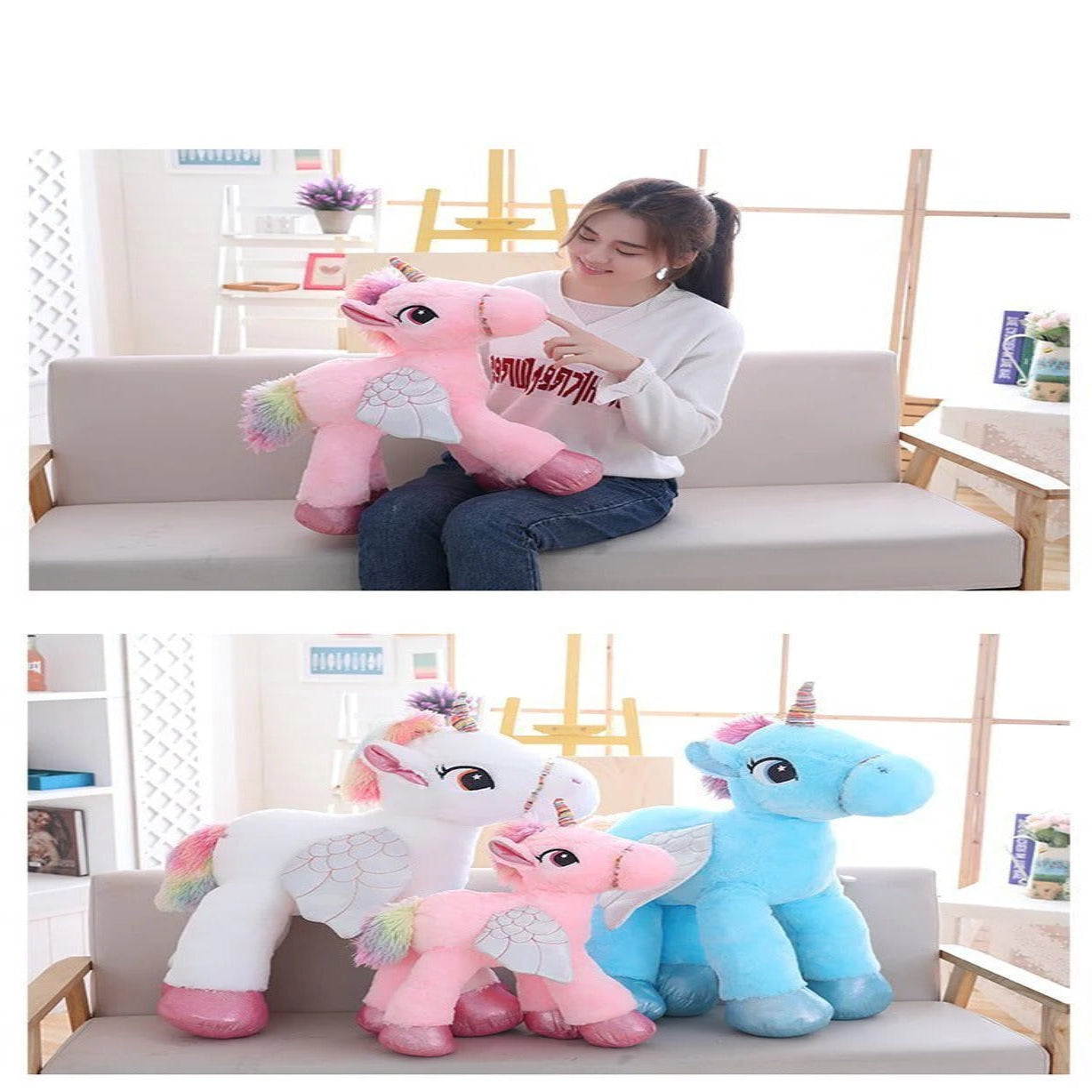 Peluche amie magique câline
