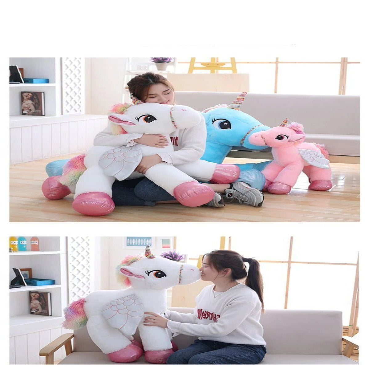 Peluche amie magique câline