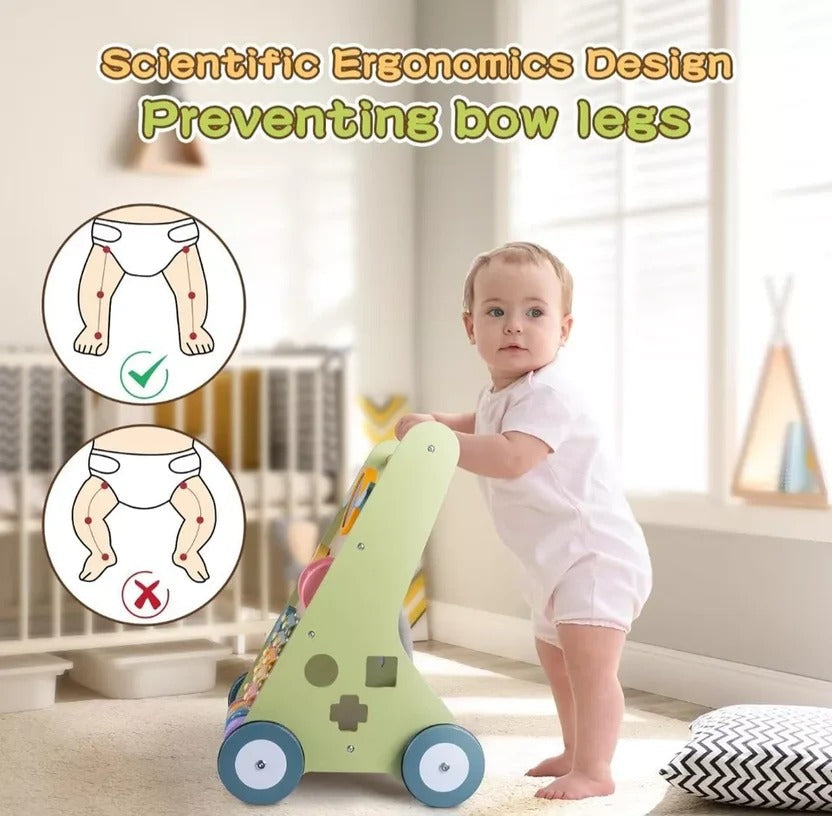 Trottinette et centre d'activités pour bébé