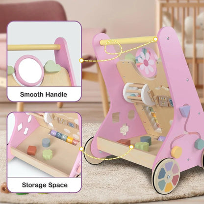 Trottinette et centre d'activités pour bébé