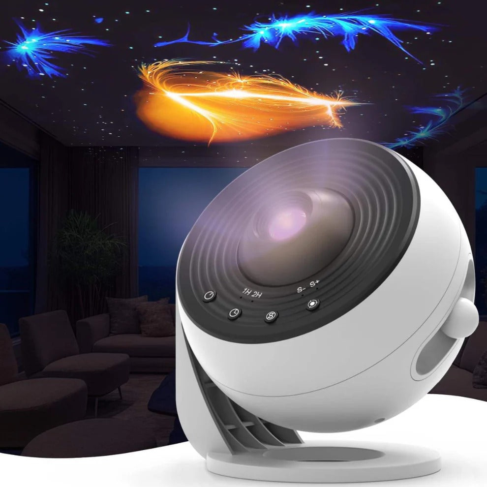 Projecteur Veilleuse Cosmos avec Globe Rotatif
