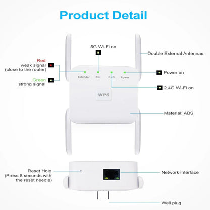 Amplificateur longue portée de signal Wi-Fi et cellulaire