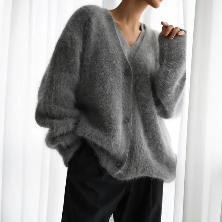 Pull ras du cou en cachemire doux pour femme