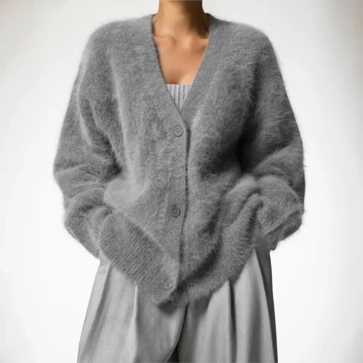 Pull ras du cou en cachemire doux pour femme