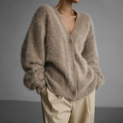 Pull ras du cou en cachemire doux pour femme