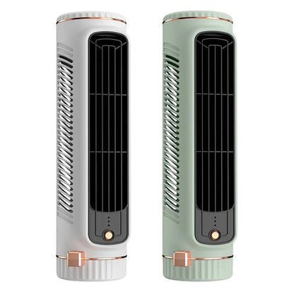 Ventilateur de bureau compact et silencieux avec batterie rechargeable