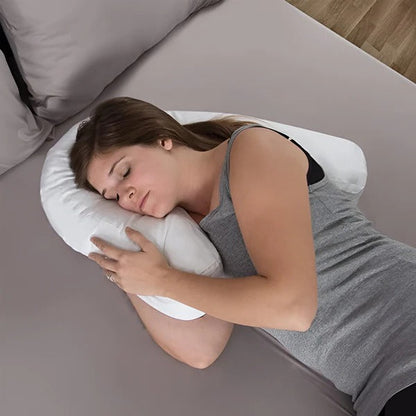 Oreiller de soutien cervical en mousse à mémoire de forme pour dormeur latéral