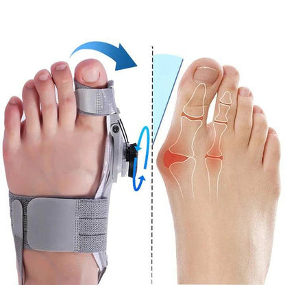 Correcteur d'écartement d'orteils réglable pour l'alignement du pied