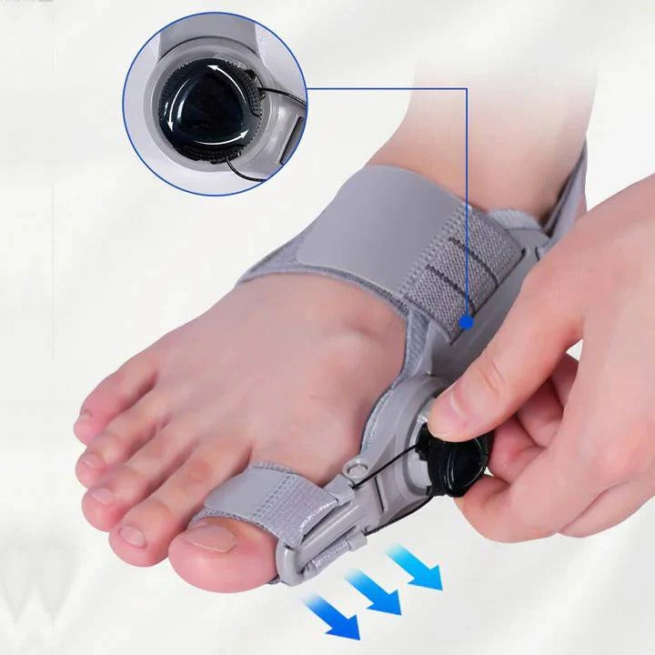 Correcteur d'écartement d'orteils réglable pour l'alignement du pied