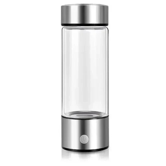 Bouteille d'eau alcaline compacte avec base USB rechargeable