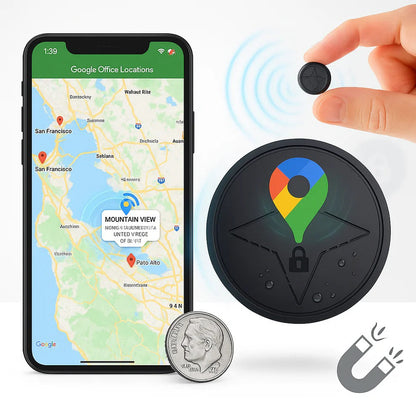 Traceur GPS de voiture puissant à fixation magnétique