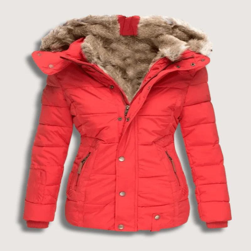 Manteau chaud en duvet pour femme