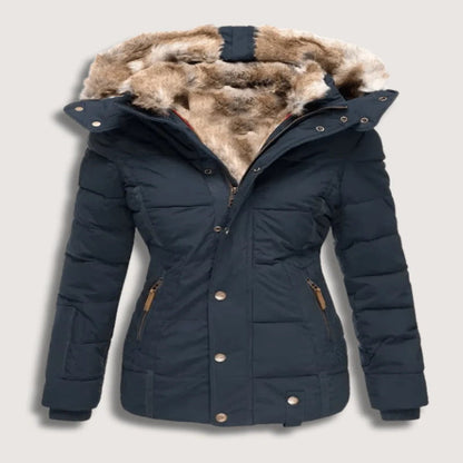 Manteau chaud en duvet pour femme