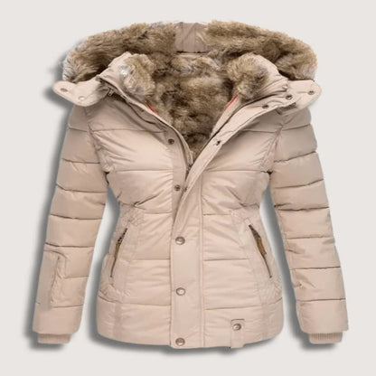 Manteau chaud en duvet pour femme