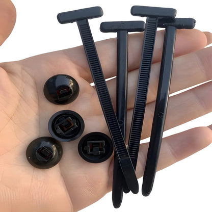 Colliers de serrage durables (paquet de 50), attaches autobloquantes
