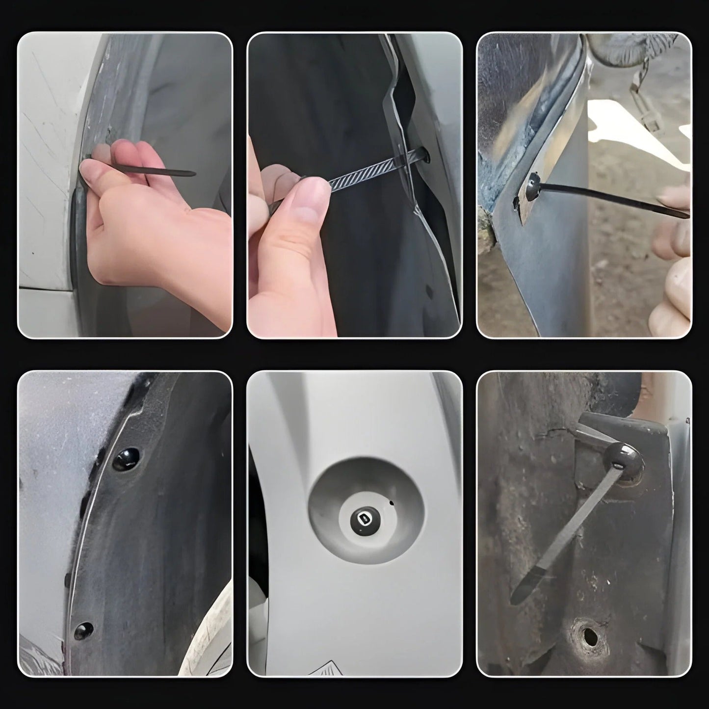 Colliers de serrage durables (paquet de 50), attaches autobloquantes