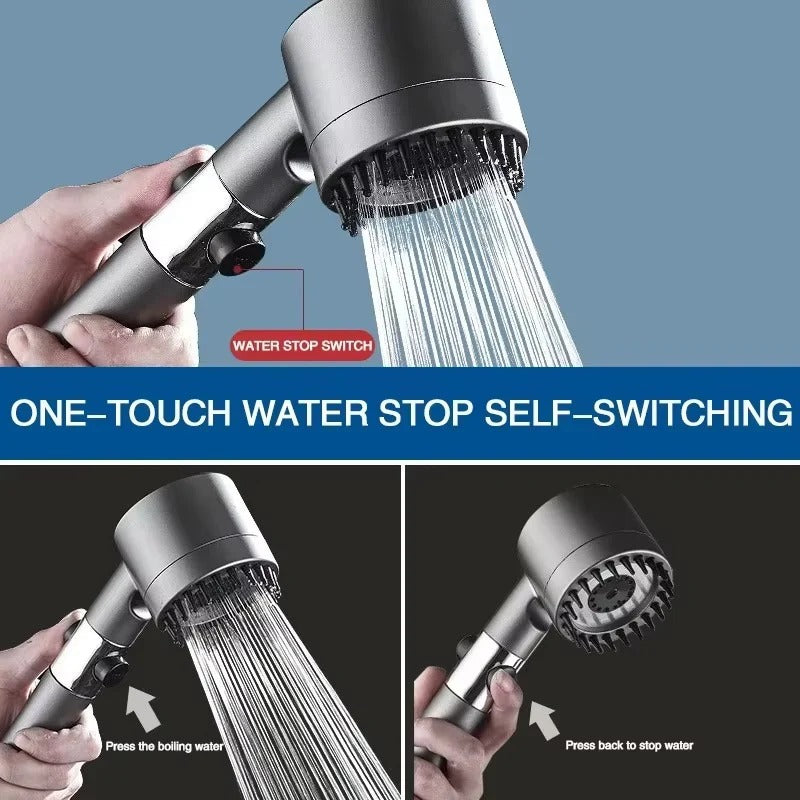 Pommeau de douche économiseur d'eau avec filtre et fonction massage