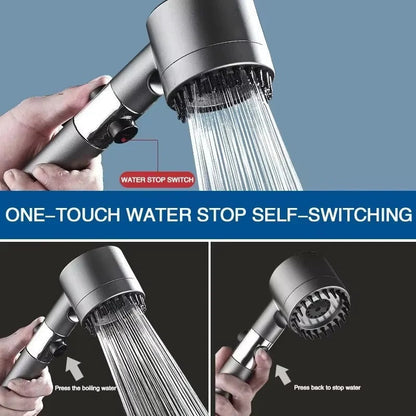 Pommeau de douche économiseur d'eau avec filtre et fonction massage