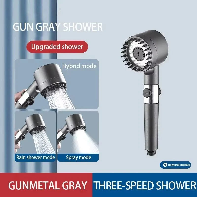 Pommeau de douche économiseur d'eau avec filtre et fonction massage