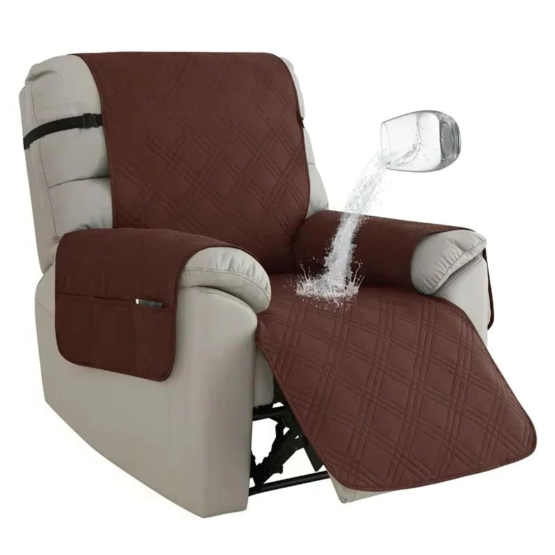 Housse de fauteuil inclinable durable avec support antidérapant