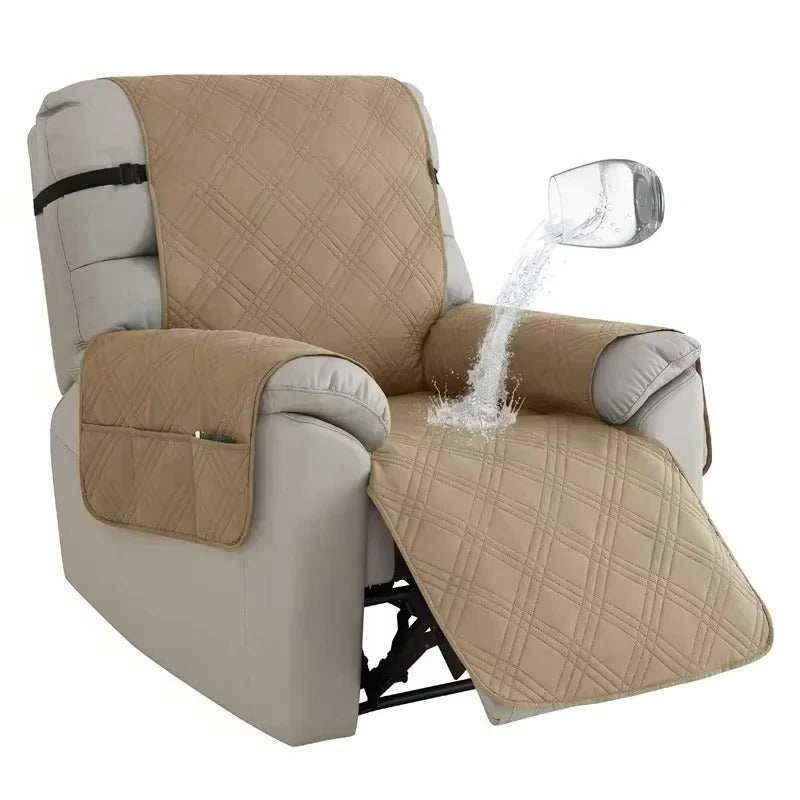 Housse de fauteuil inclinable durable avec support antidérapant