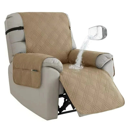 Housse de fauteuil inclinable durable avec support antidérapant
