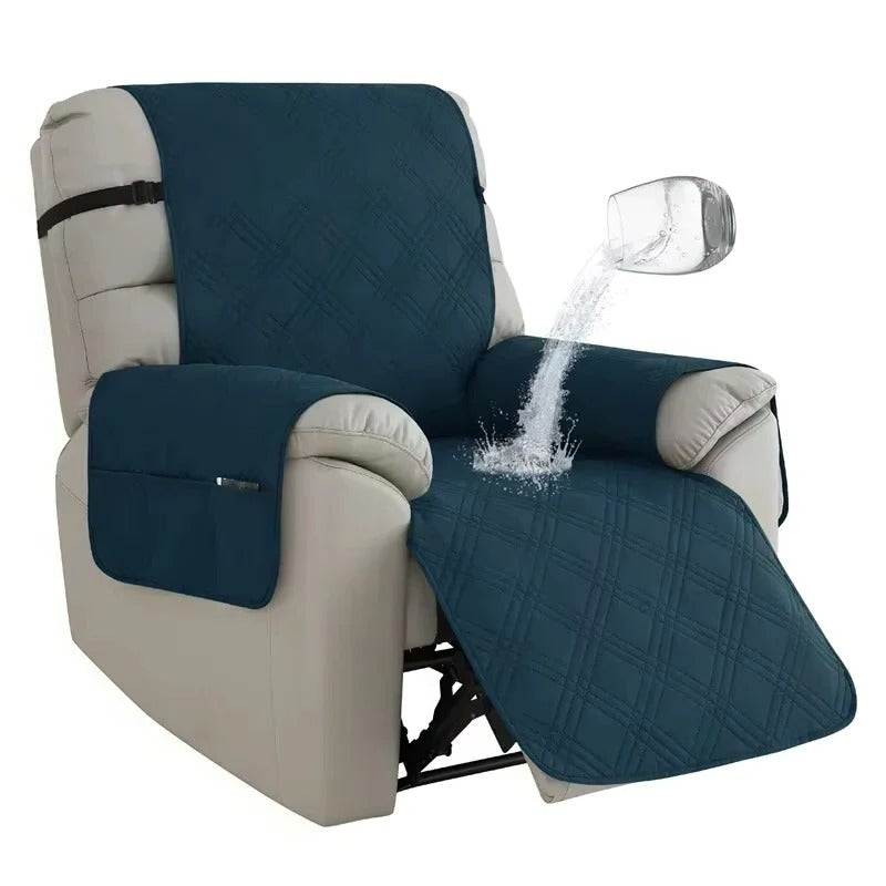 Housse de fauteuil inclinable durable avec support antidérapant