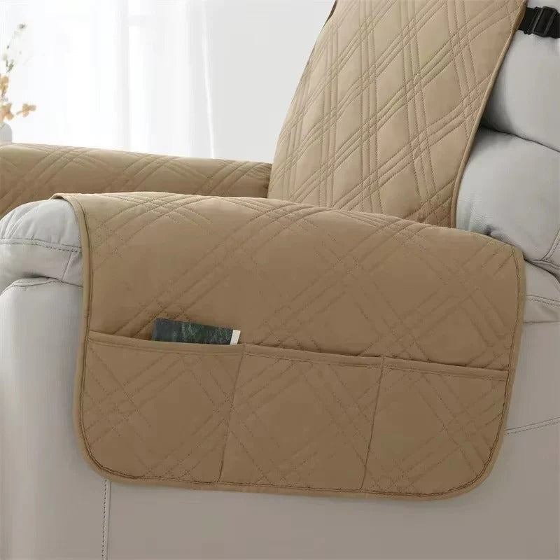 Housse de fauteuil inclinable durable avec support antidérapant