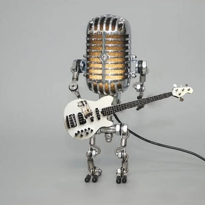 Lampe de table thème musique rétro