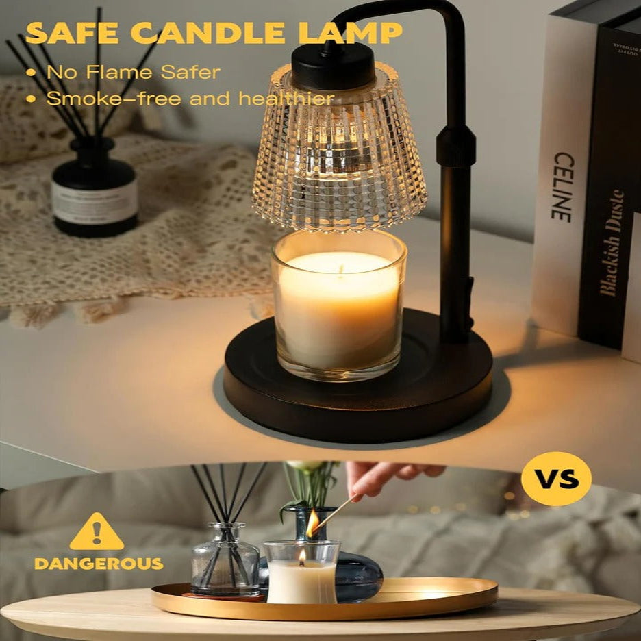Lumière tamisée pour bougie avec intensité réglable