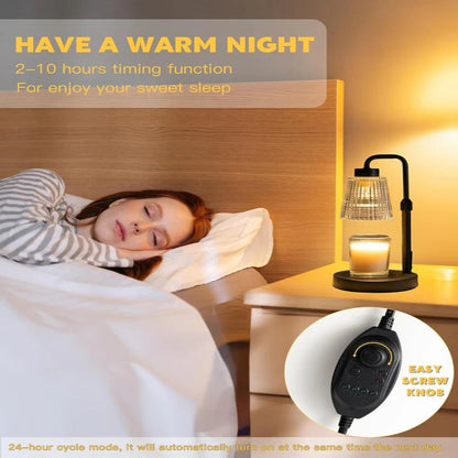 Lumière tamisée pour bougie avec intensité réglable